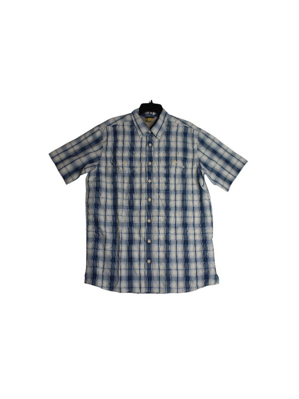 Eddie Bauer TRAVEX Vented Button Down Hiking Fishing Outdoor Shirt Men's Large T